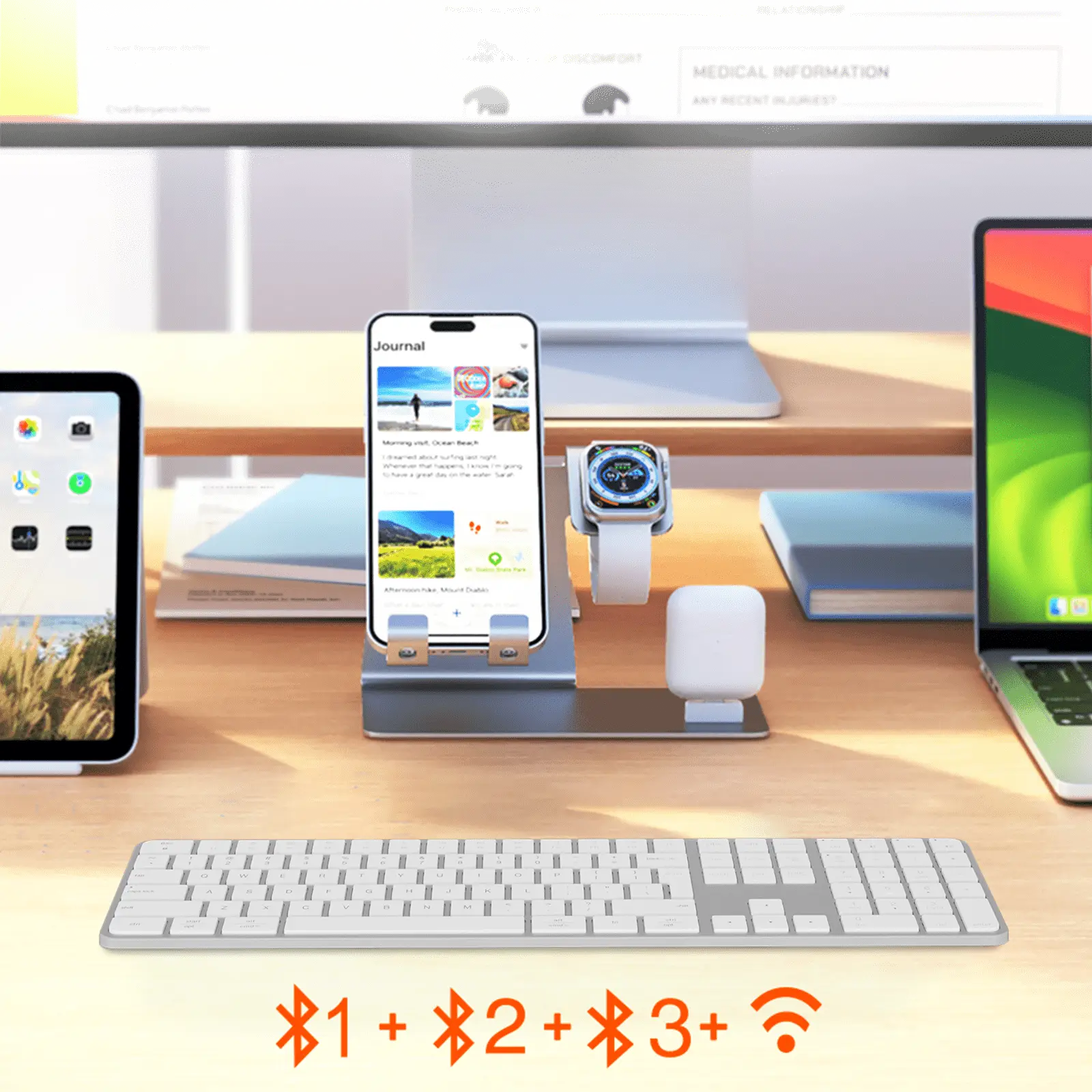 Moderna bežična bluetooth tastatura MEETION K230MW