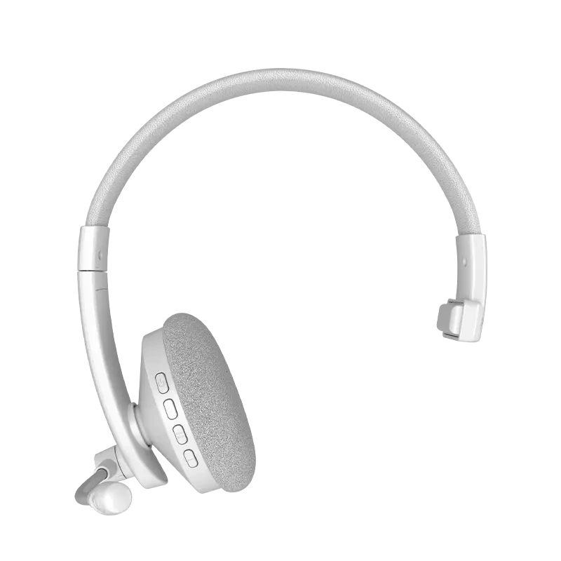 Bežična bluetooth slušalica za call centar MEETION BTH002 bijela