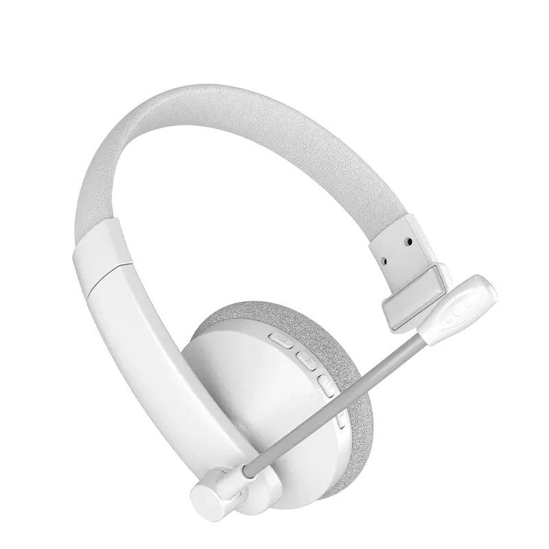 Bežična bluetooth slušalica za call centar MEETION BTH002 bijela