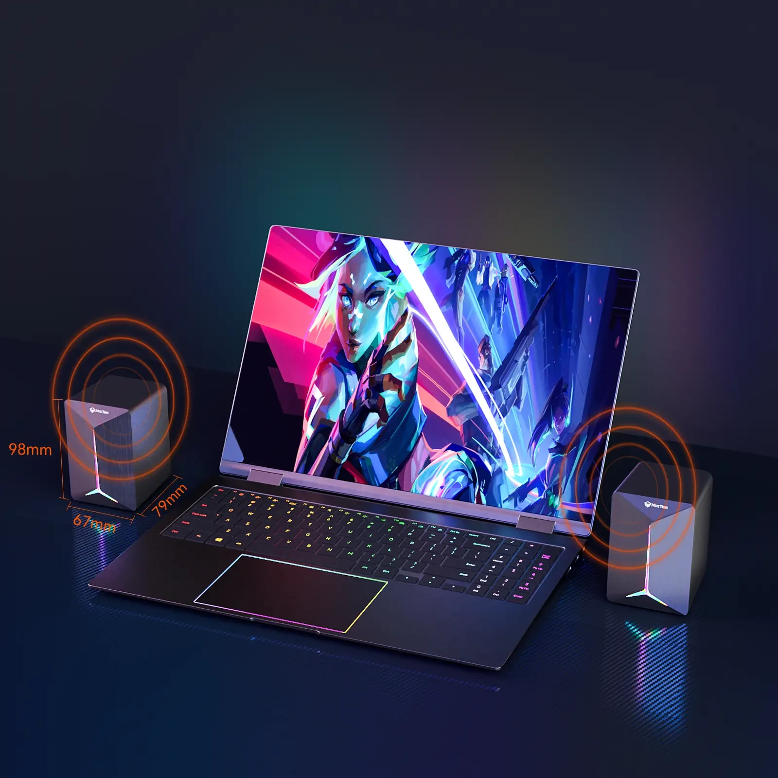 Gaming zvučnici za računar sa LED osvjetljenjem MEETION SP2011