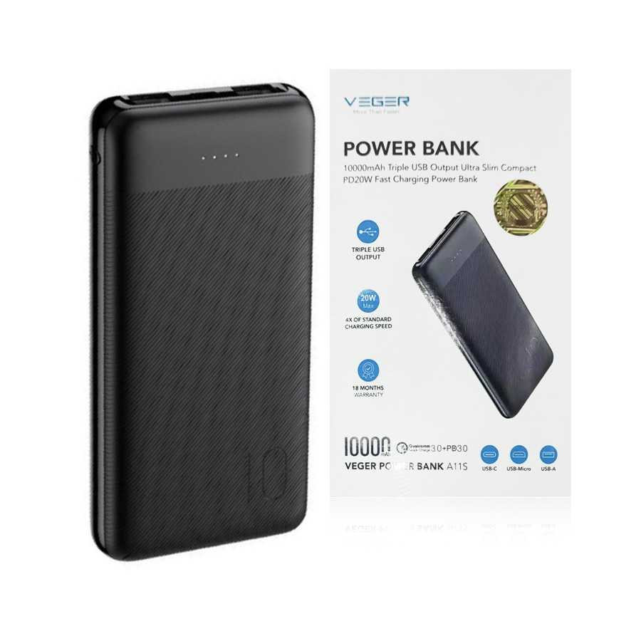 Powerbank VEGER 10000 mAh  20W