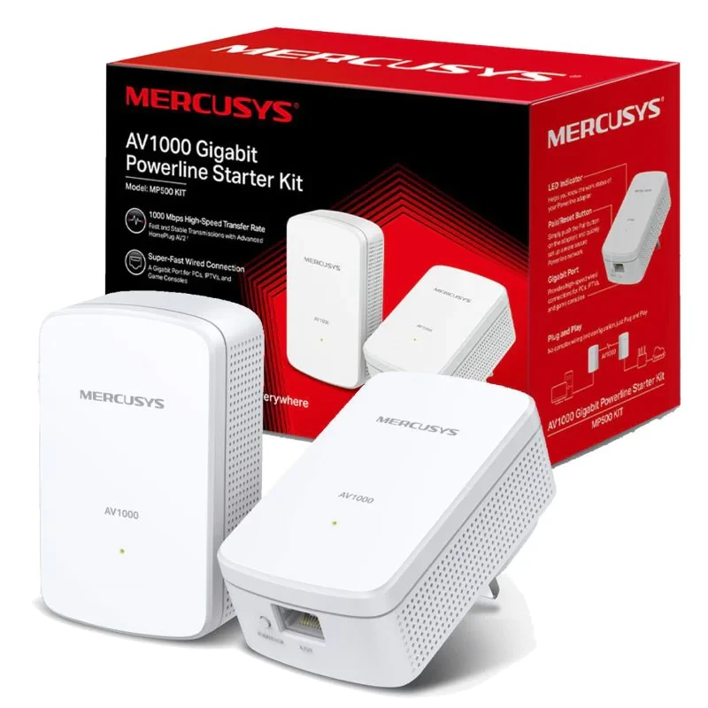 Powerline WiFi adapter gigabitni MERCUSYS MP500 AV1000
