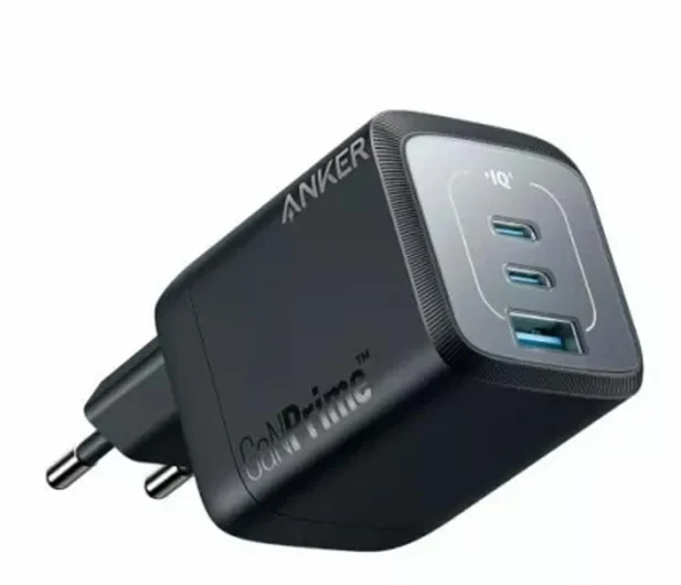 Punjač 67W 2x USB-C 1x USB-A ANKER Prime crni