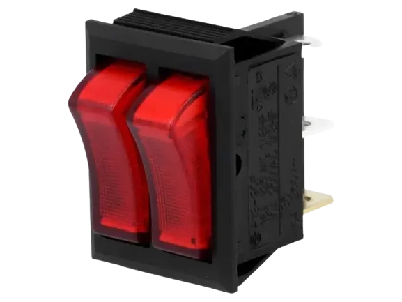 Rocker prekidač 10A 250V 32x22x26.6mm 3PIN