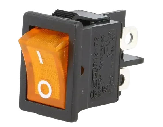 Rocker prekidač 6A 250V RS1373CBY2N2