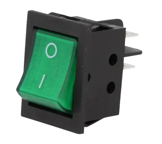Rocker prekidač 15A 250V RSI1013C3GN