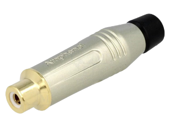 Audio konektor RCA AMPHENOL CC-ACJR-SBK