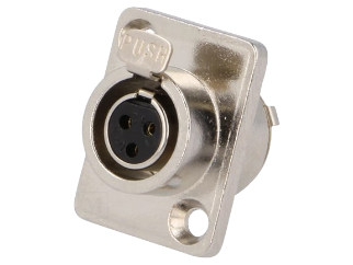 Audio konektor XLR 3 PIN NINIGI MXLR-3G-C