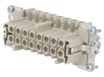 HCD konektor 16PIN 500V 16A