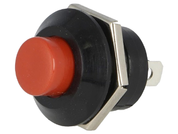 Prekidač dugme 10A 12V crveni