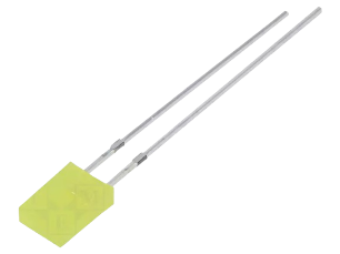 LED dioda žuta 2x4.95x6.96mm 2.6V