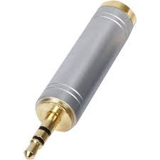 Audio adapter 3.5mm na 6.3mm stereo