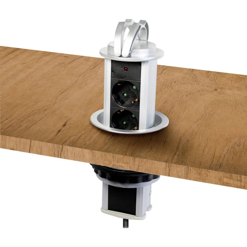 Produžni kabal ugradbeni izvlačni LOGILINK 1.8m