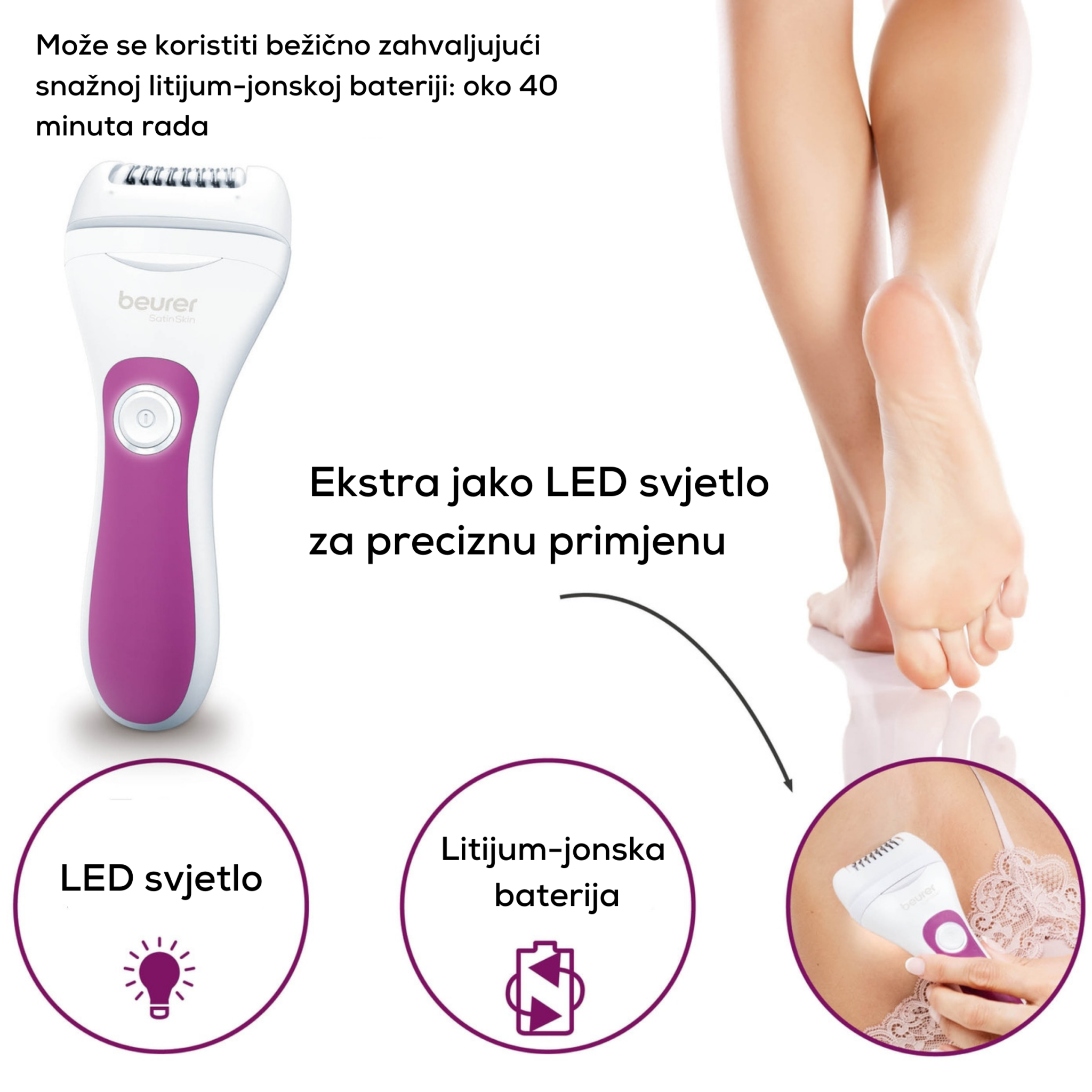 Epilator BEURER HL 76 Wet&Dry