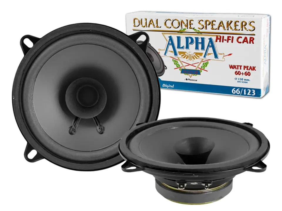Auto zvučnici Alpha 13cm 50W ALPHA 66123 PHONOCAR - slika 2