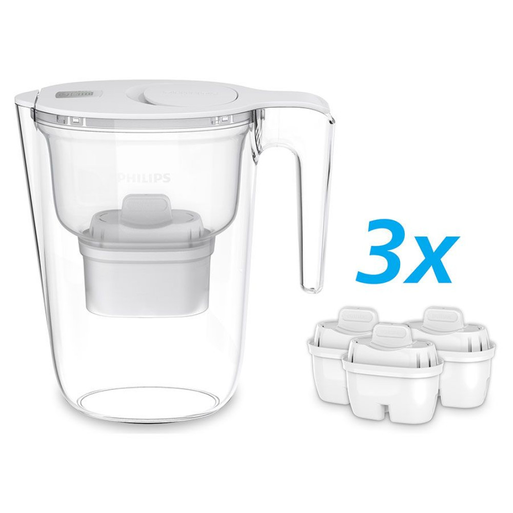 Bokal za filtaranje vode PHILIPS AWP2933WHT3 sa 3 filtera