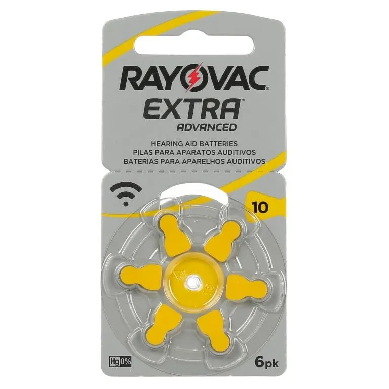 Baterija za slušni aparat A10 REYOVAC SET 6/1