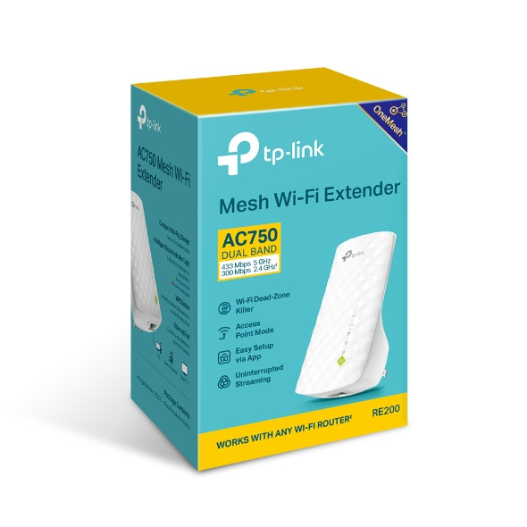 WiFi Range Extender TP-LINK AC-750 RE200