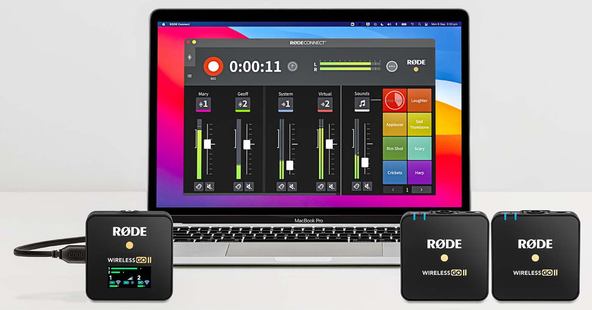 Bežični mikrofon bubica Rode GO II DUAL