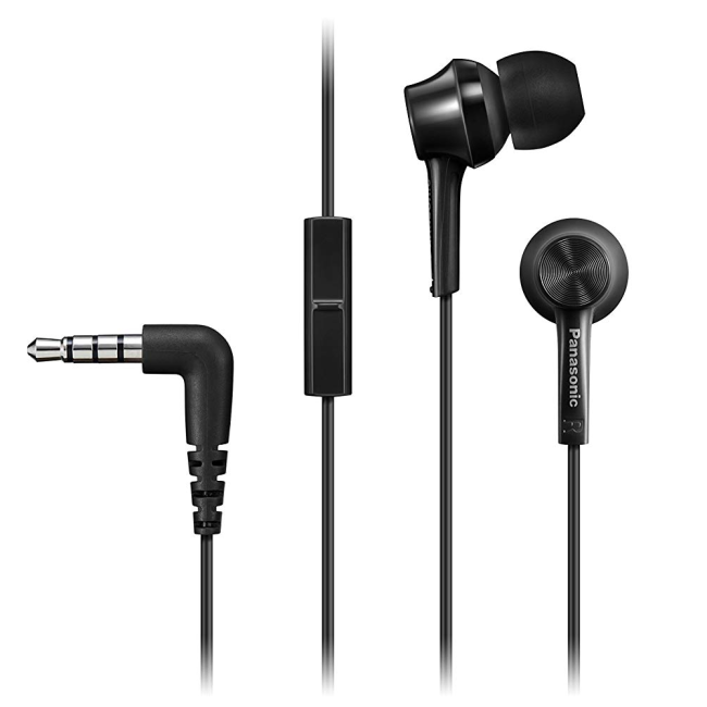 Slušalice sa mikrofonom PANASONIC RP-TCM115E-K in ear crne