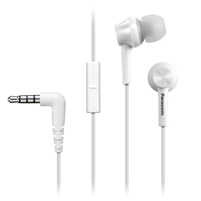Slušalice sa mikrofonom PANASONIC RP-TCM115E-W in-ear bijele