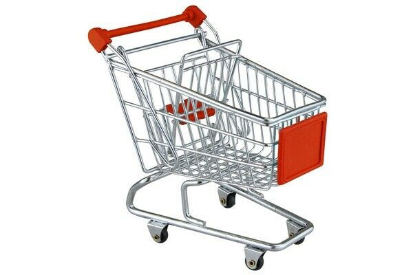 Mini shopping kolica crvena