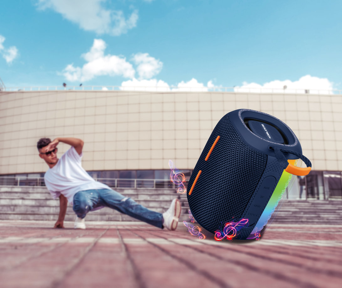 Prijenosni bluetooth zvučnik FM radio SOONBOX S3500MINI plavi