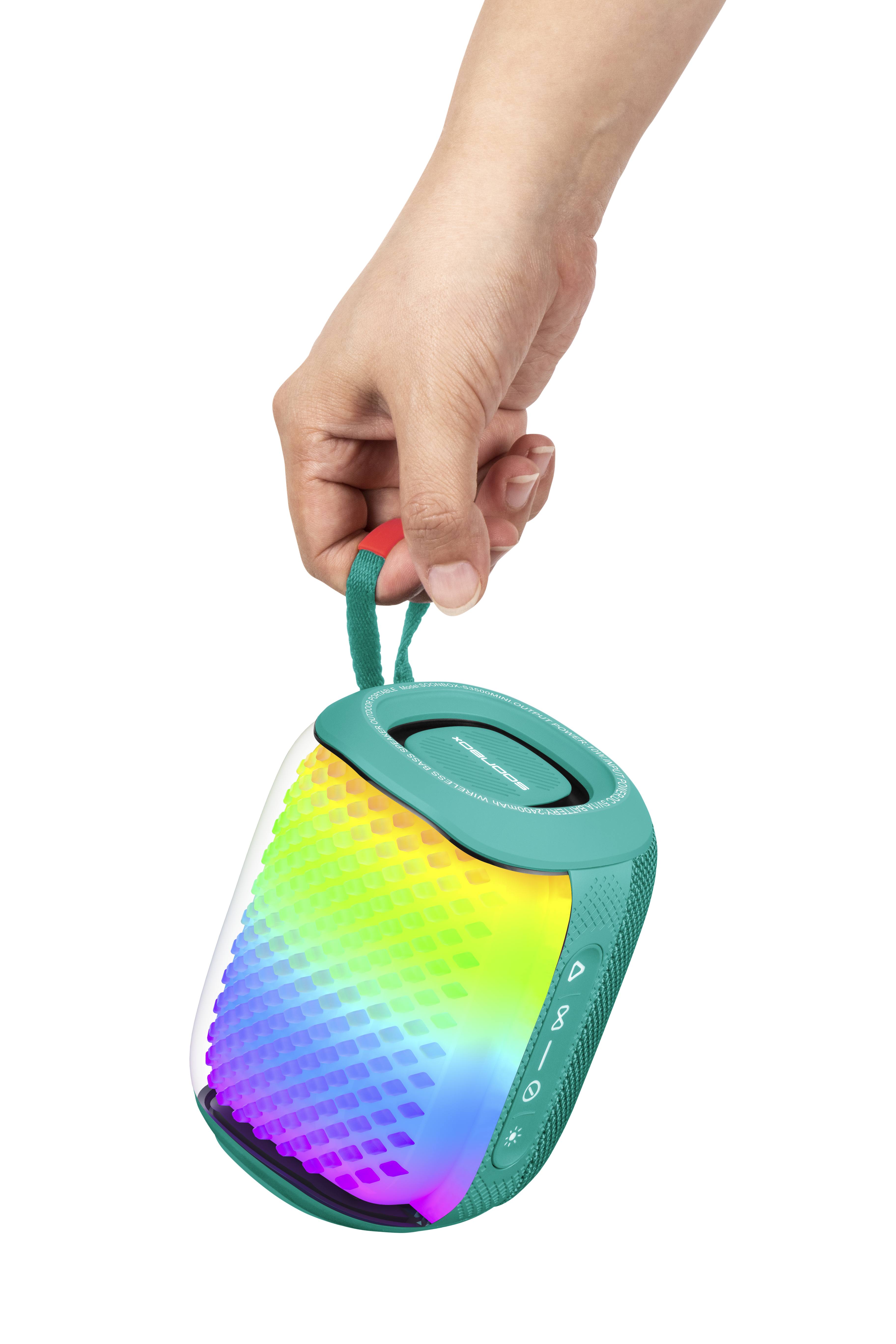 Prijenosni bluetooth zvučnik FM radio SOONBOX S3500MINI zeleni