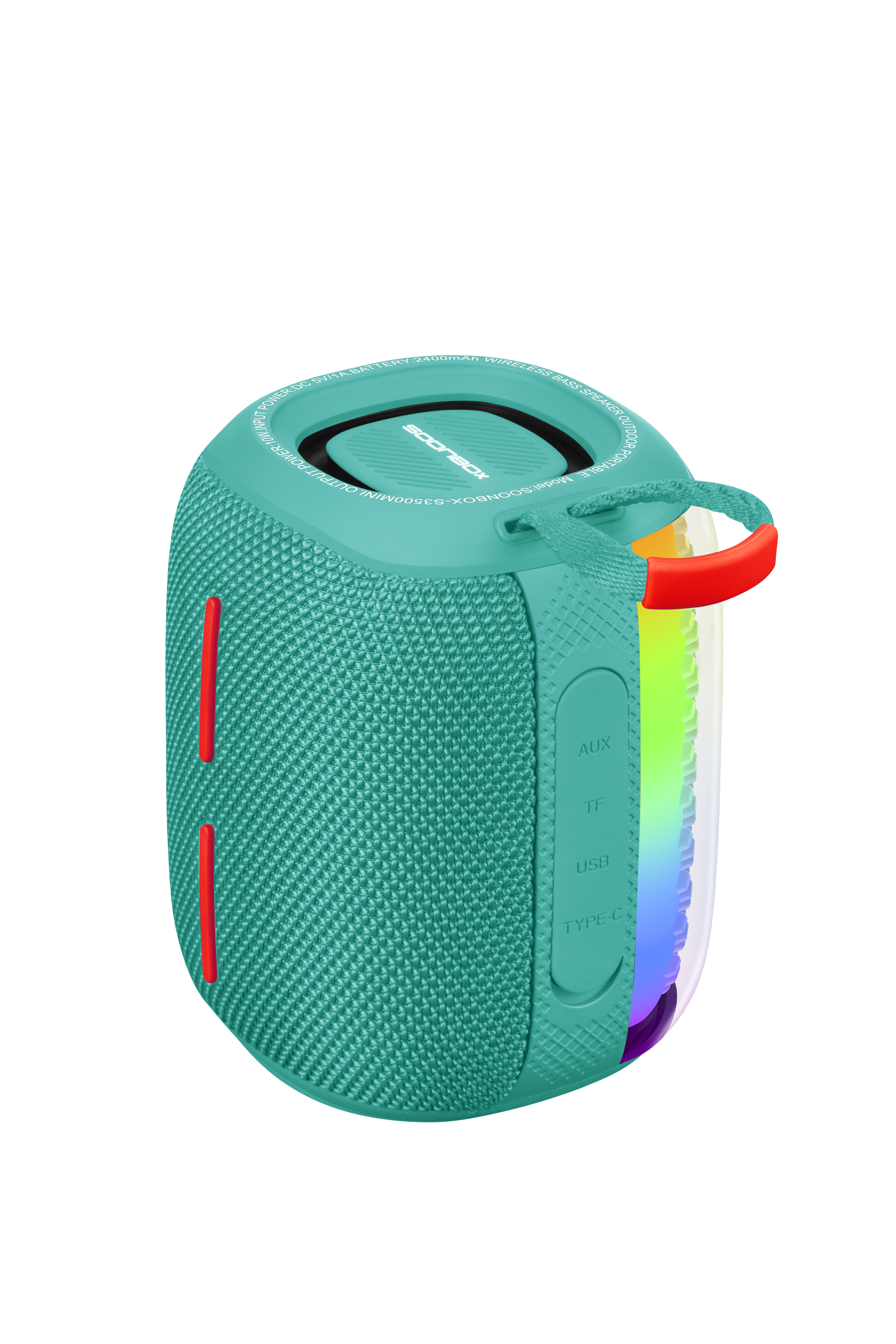 Prijenosni bluetooth zvučnik FM radio SOONBOX S3500MINI zeleni