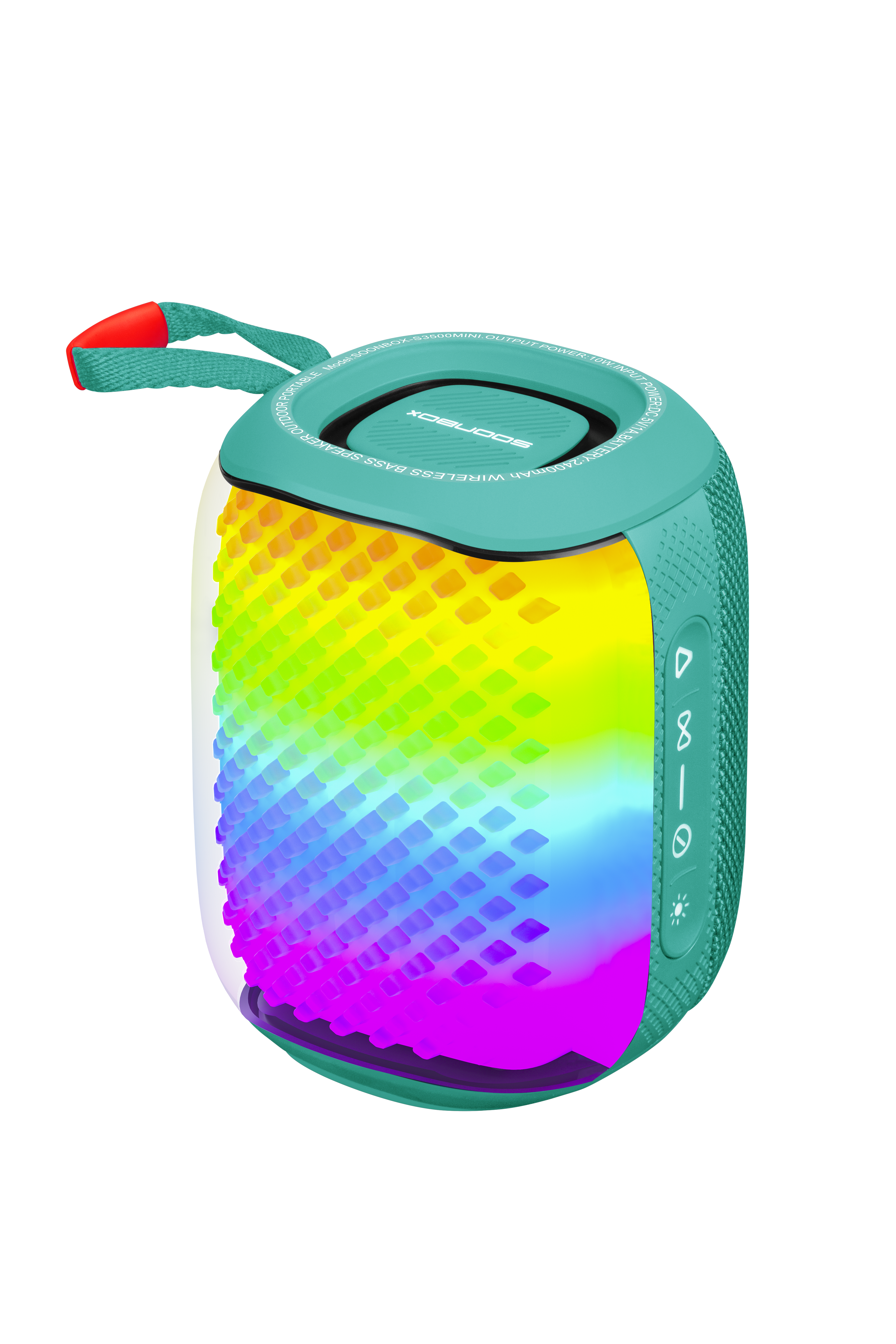 Prijenosni bluetooth zvučnik FM radio SOONBOX S3500MINI zeleni
