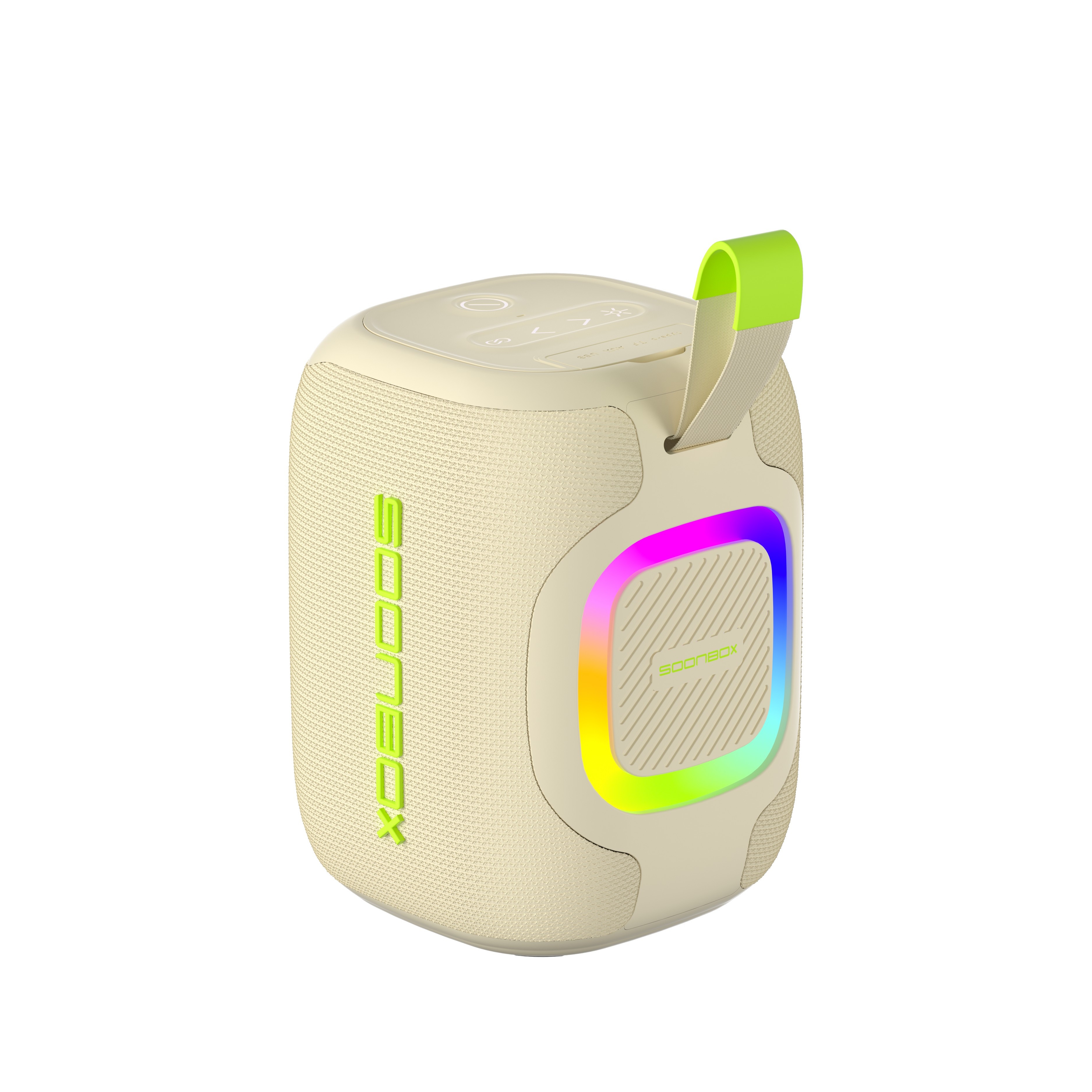 Prijenosni bluetooth zvučnik FM radio SOONBOX S3700MINI bež khaki