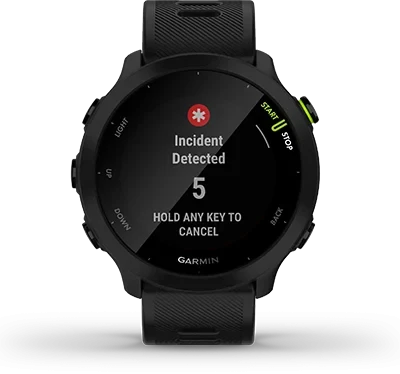 Pametni sat GARMIN Forerunner 55 Aqua nudi sigurnosne funkcije