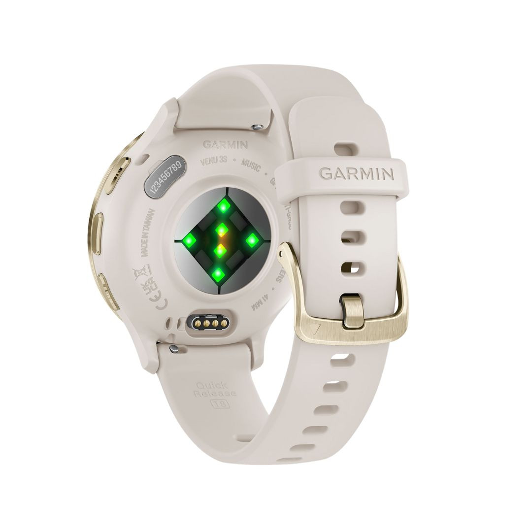 Pametni sat GARMIN Venu 3S Ivory Soft Gold
