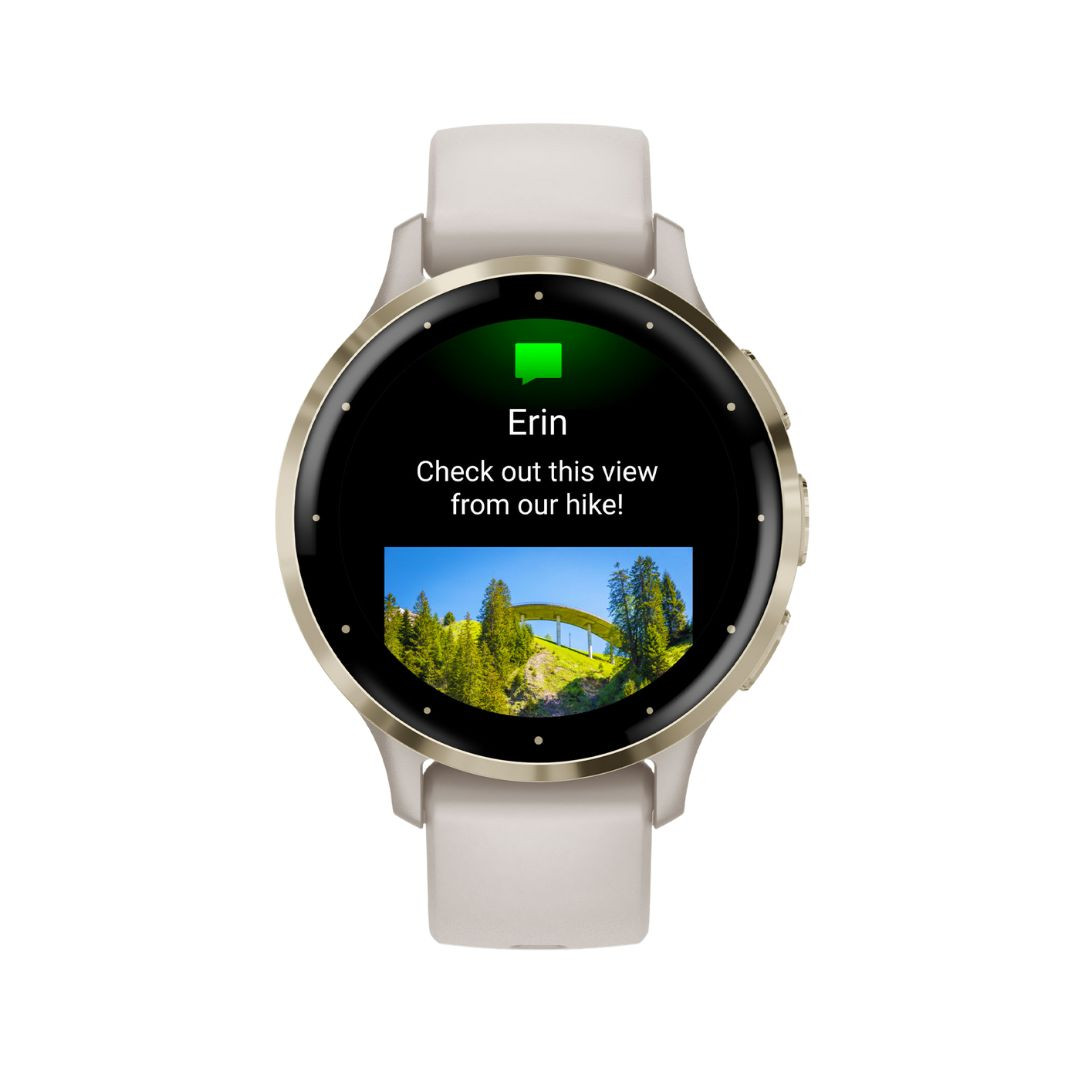 Pametni sat GARMIN Venu 3S Ivory Soft Gold