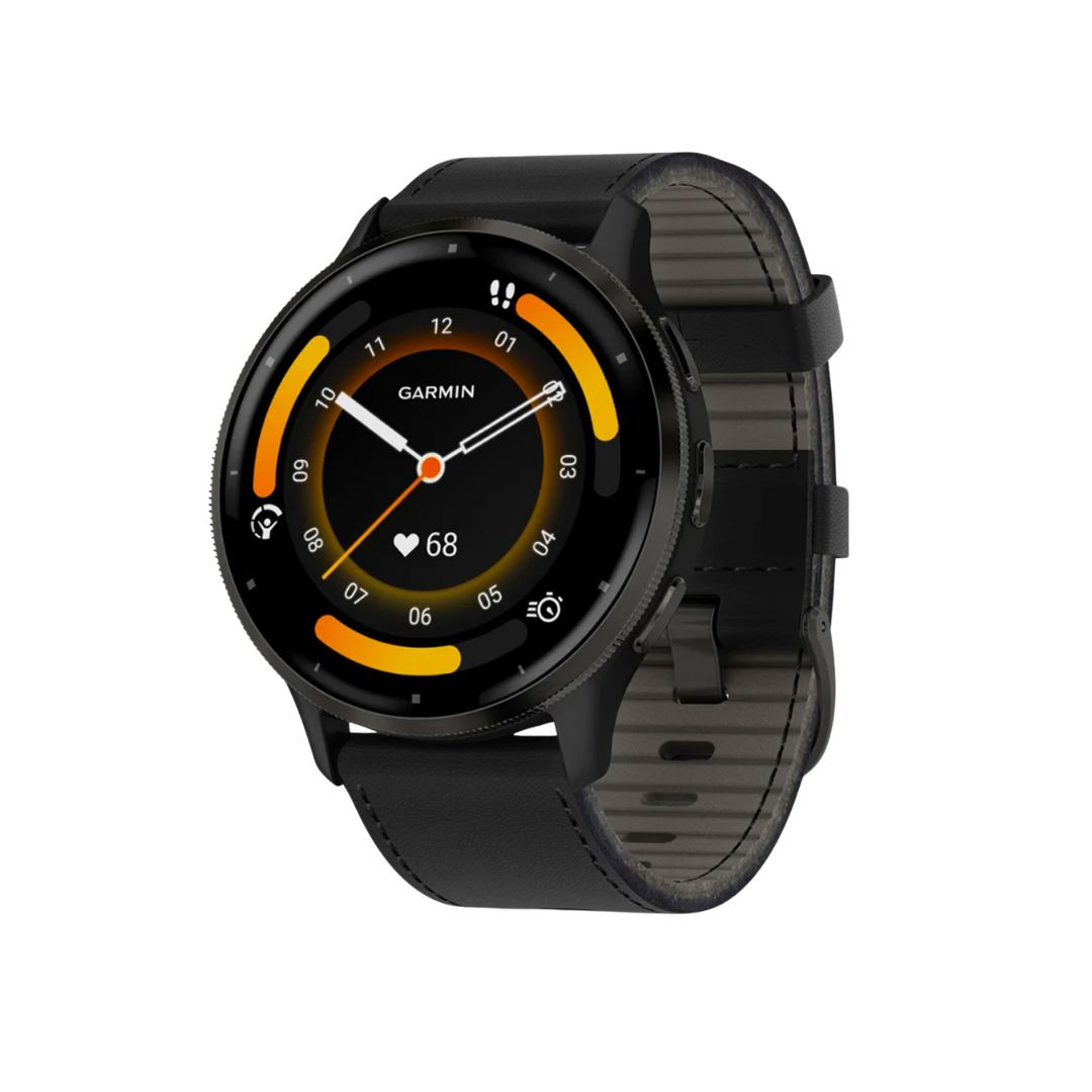 Pametni sat GARMIN Venu 3 Black Slate Leather