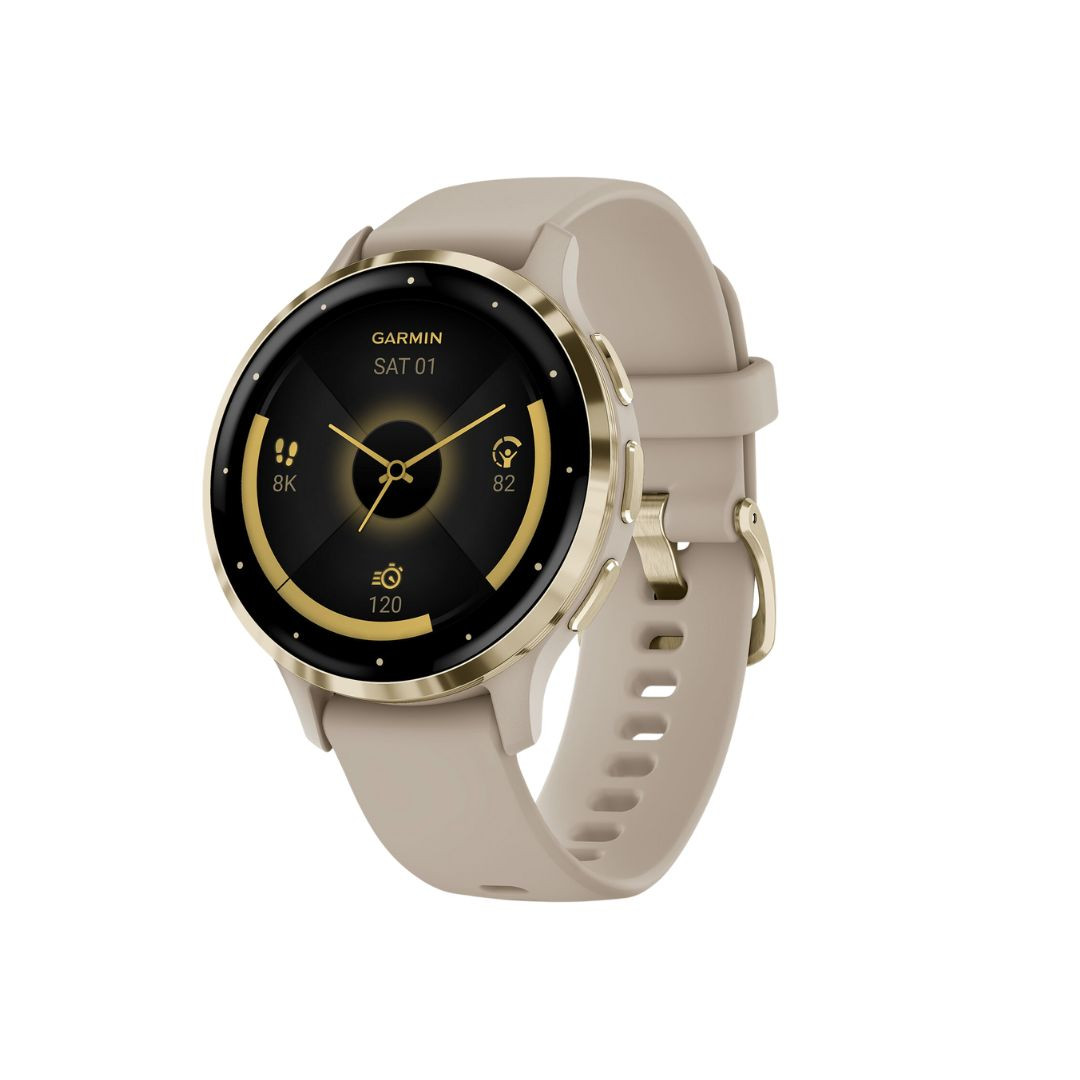 Pametni sat GARMIN Venu 3 Silver Gray Soft Gold