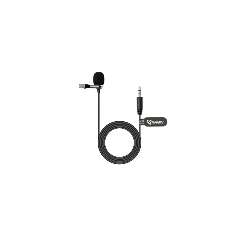 Mikrofon bubica sa zakačkom i pop filterom 3.5mm SBOX PM-402 2m