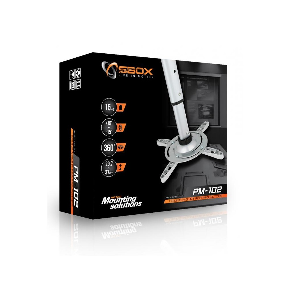 Stropni nosač za projektor SBOX PM-102