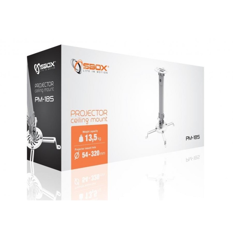 Stropni nosač za projektor SBOX PM-18S