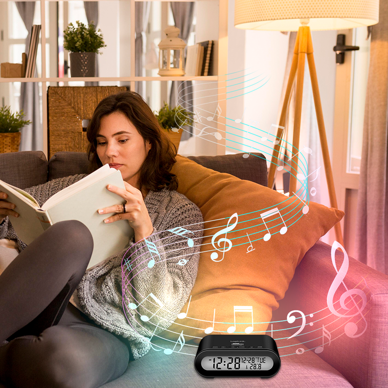 Digitalni sat sa alarmom FM radiom i higrometrom LOGILINK SC0121