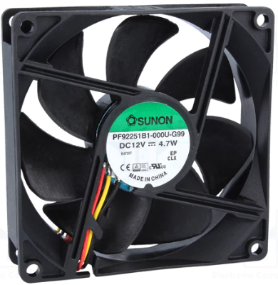 Ventilator PF92251B1-G99-A 92x92x25mm SUNON