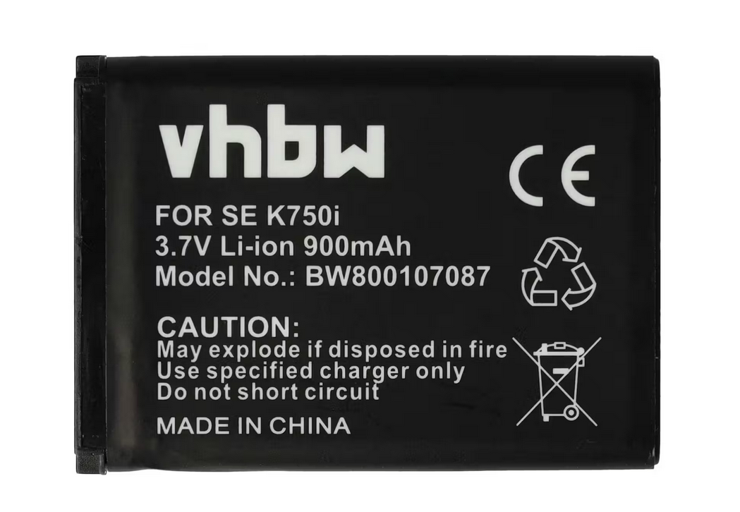 Baterija za telefon SONY ERICSSON BST-37 3.7V 900mAh