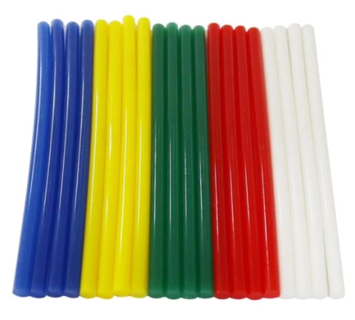 Patroni za pištolj za ljepilo 7x100mm šareni 20kom