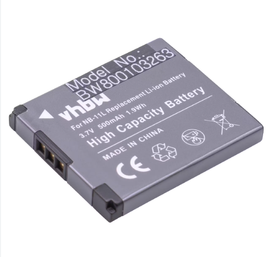 Baterija za kameru Canon NB-11L VHBW 3.7V 500mAh