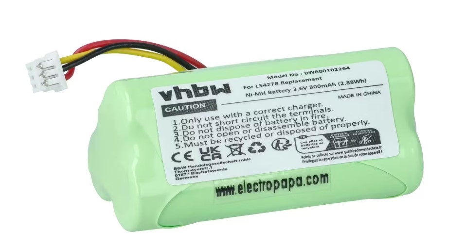 Baterija za barcode skener SYMBOL ZEBRA 800mAh