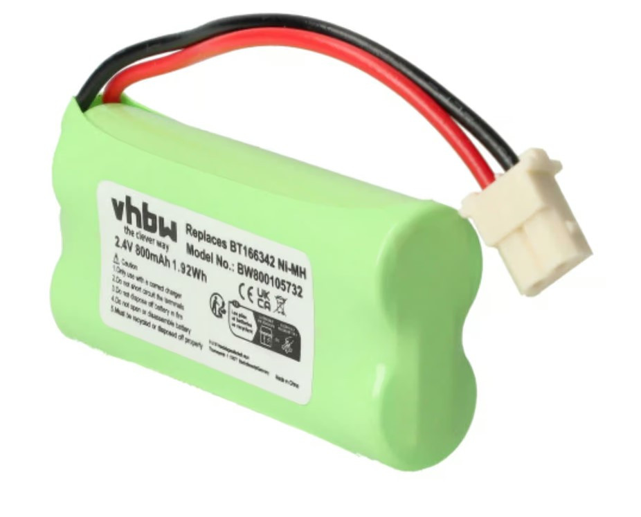 Baterija za baby monitor V-TECH DM221 DM222 2.4V 800mAh