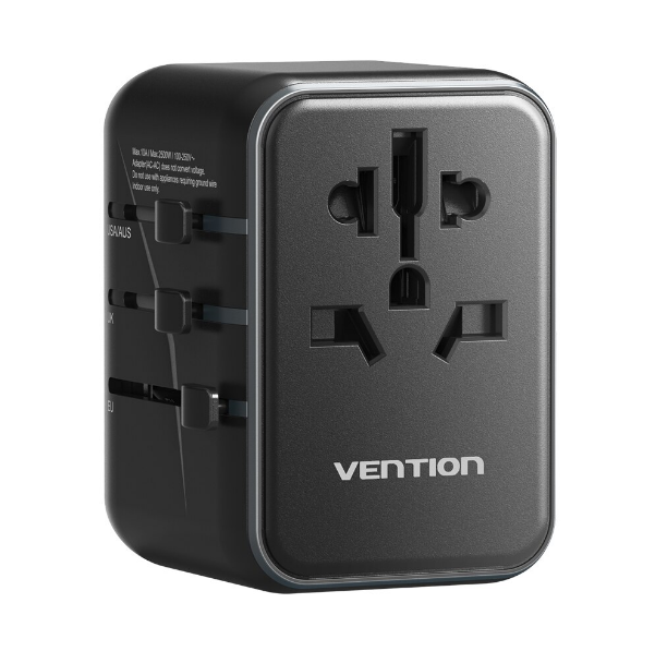 Praktični univerzalni travel adapter 20W VENTION