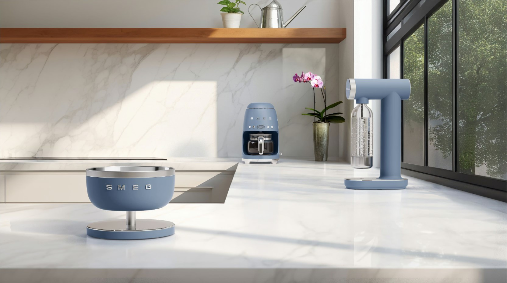 Kuhinjska vaga SMEG KSC01SBMWW