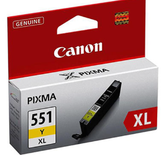 Tinta CANON CLI-551XL 6446B001AA Yellow