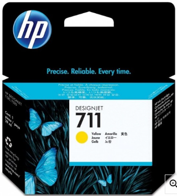 Tinta HP 711 Yellow